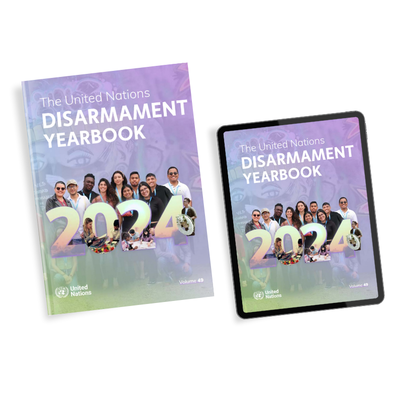 Disarmament Yearbook cover for PDF and ebook